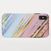 Textured Pink Background Case-Mate iPhone Hülle (Rückseite (Horizontal))