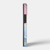 Textured Pink Background Case-Mate iPhone Hülle (Rückseite / Rechts)