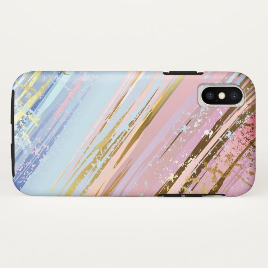 Textured Pink Background Case-Mate iPhone Hülle (Rückseite (Horizontal))