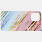 Textured Pink Background Case-Mate iPhone Hülle (Rückseite (Horizontal))