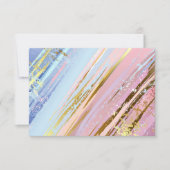 Textured Pink Background Dankeskarte (Vorderseite)