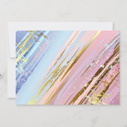 Textured Pink Background Dankeskarte (Vorderseite)