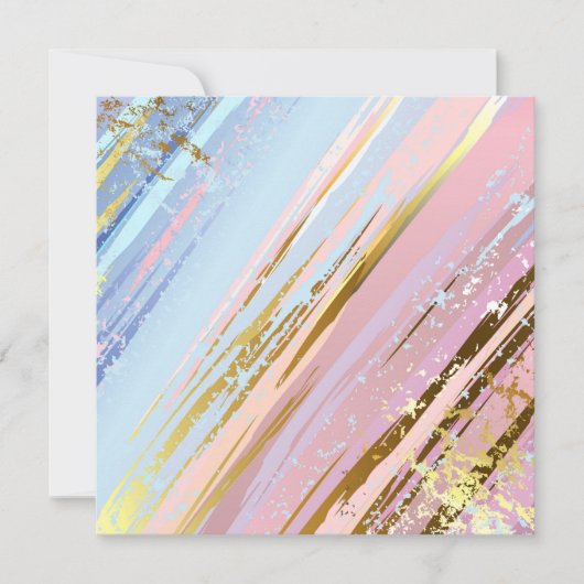 Textured Pink Background Dankeskarte (Vorderseite)