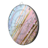 Textured Pink Background Dartscheibe (Vorderseite rechts)