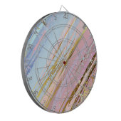 Textured Pink Background Dartscheibe (Vorderseite Links)