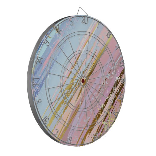 Textured Pink Background Dartscheibe (Vorderseite Links)