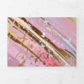 Textured Pink Background Dreifach Gefaltete Ankündigung (Cover)