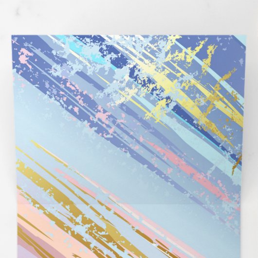 Textured Pink Background Dreifach Gefaltete Ankündigung (Innen Erste Seite)