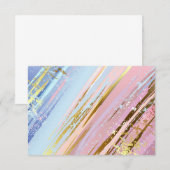 Textured Pink Background Einladung (Vorne/Hinten)