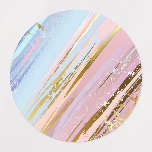 Textured Pink Background Etiketten (Design 2)