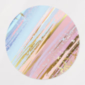 Textured Pink Background Etiketten (Design 1)