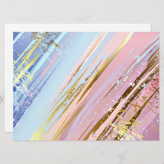 Textured Pink Background Feiertagskarte (Vorne/Hinten)