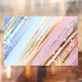 Textured Pink Background Fensteraufkleber (Blatt 2)