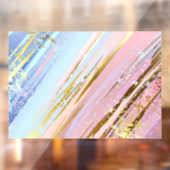 Textured Pink Background Fensteraufkleber (Blatt 2)