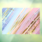 Textured Pink Background Fensteraufkleber (Blatt 3)