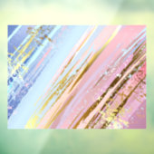 Textured Pink Background Fensteraufkleber (Blatt 3)