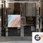 Textured Pink Background Fensteraufkleber (Büro Tür)