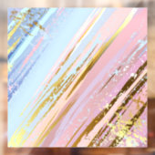 Textured Pink Background Fensteraufkleber (Blatt 2)