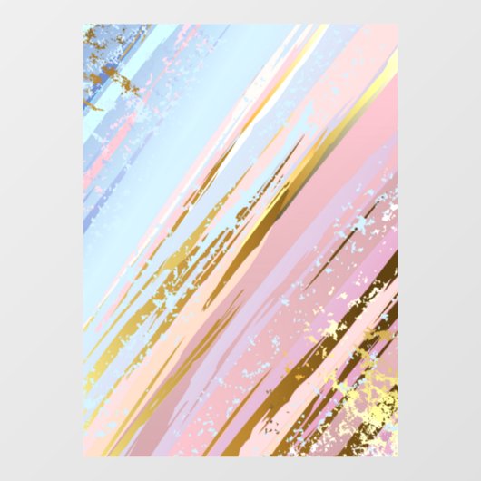 Textured Pink Background Fensteraufkleber (Blatt)