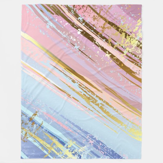 Textured Pink Background Fleecedecke (Vorderseite)