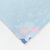 Textured Pink Background Fleecedecke (Ecke)