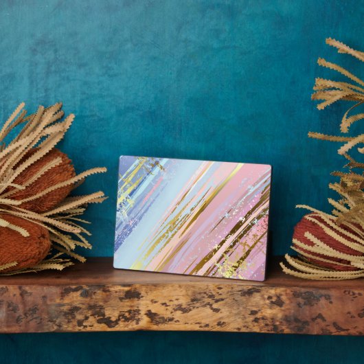 Textured Pink Background Fotoplatte (Seite)