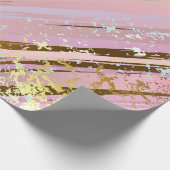 Textured Pink Background Geschenkpapier (Ecke)
