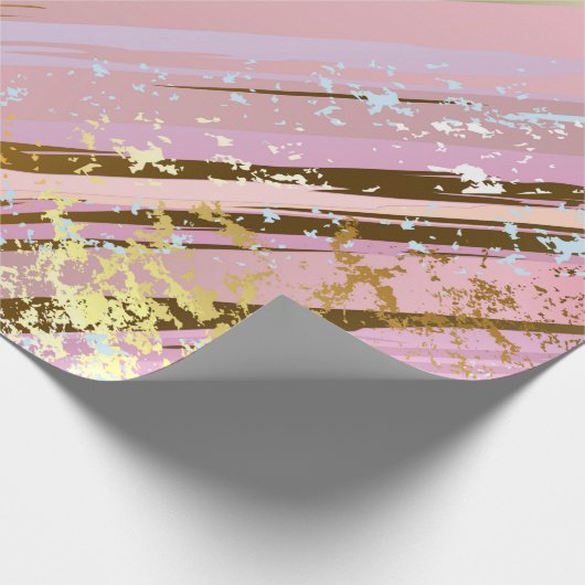 Textured Pink Background Geschenkpapier (Ecke)