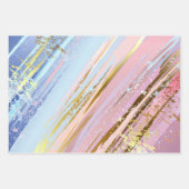 Textured Pink Background Geschenkpapier Set (Vorderseite 3)