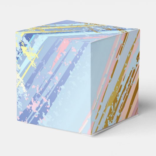 Textured Pink Background Geschenkschachtel (Rückseite)