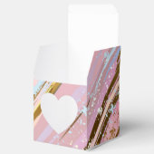 Textured Pink Background Geschenkschachtel (Geöffnet)