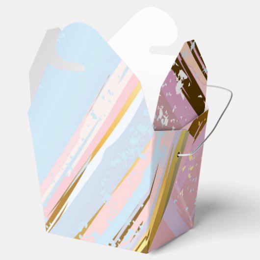 Textured Pink Background Geschenkschachtel (Geöffnet)