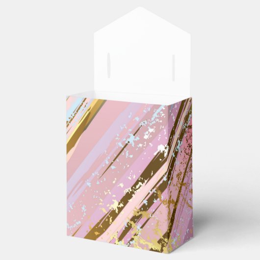 Textured Pink Background Geschenkschachtel (Geöffnet)