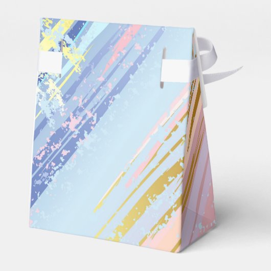 Textured Pink Background Geschenkschachtel (Rückseite)