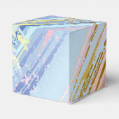 Textured Pink Background Geschenkschachtel (Rückseite)