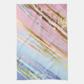 Textured Pink Background Geschirrtuch (Vertikal)