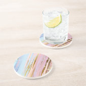 Textured Pink Background Getränkeuntersetzer (Seite)