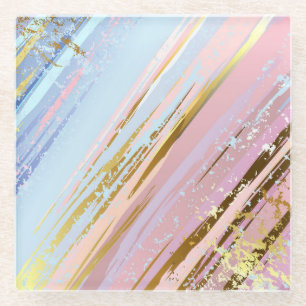 Textured Pink Background Glasuntersetzer