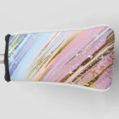 Textured Pink Background Golf Headcover (Vorderseite)