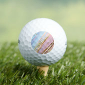 Textured Pink Background Golfball (Insitu T-Shirt)