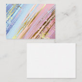 Textured Pink Background Hinweiskarte (Vorne/Hinten)