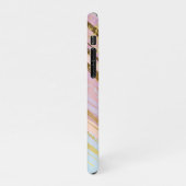 Textured Pink Background iPhone Hülle (Linke Seite)