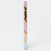 Textured Pink Background iPhone Hülle (Linke Seite)