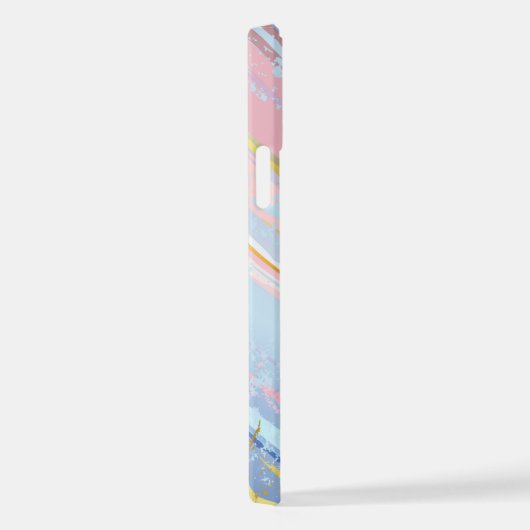 Textured Pink Background iPhone Hülle (Rechte Seite)