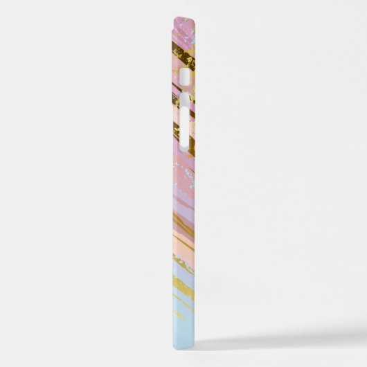 Textured Pink Background iPhone Hülle (Linke Seite)