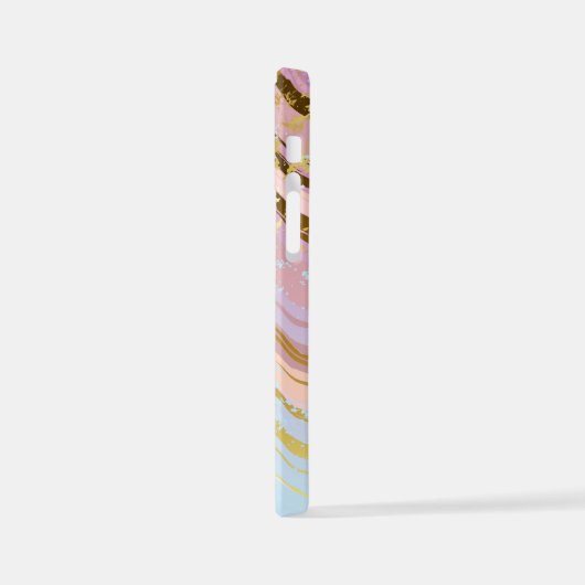 Textured Pink Background iPhone Hülle (Linke Seite)