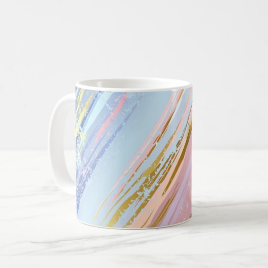 Textured Pink Background Kaffeetasse (Vorderseite Links)