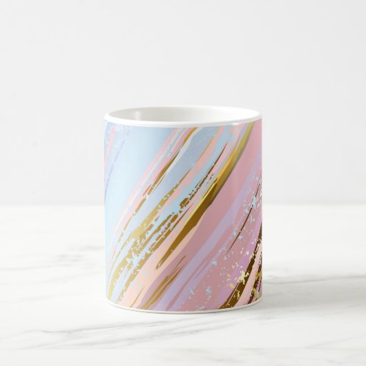Textured Pink Background Kaffeetasse (Mittel)