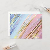 Textured Pink Background Karte (Vorderseite/Rückseite Beispiel)