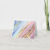 Textured Pink Background Karte (Rückseite)